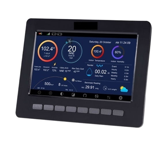Misol Receiver(display) For Wireless Weather Station(HP2550) Connect To , Upload Data To Web (wunderground) ,Easy to Install