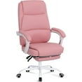 thumbnail image 1 of Misolant Big and Tall Office Chair with Footrest, High Back Desk Chair with Linkage Armrest, 90-155° Recline Executive Computer Chairs with Adjustable Height for Home, 1 of 10
