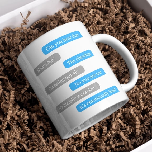 Misophonia Gift Coffee Mug For Loud Eaters Birthday Gift For Sensitive Friend Mug Coworker Funny Mug For Roommate Birthday Gift