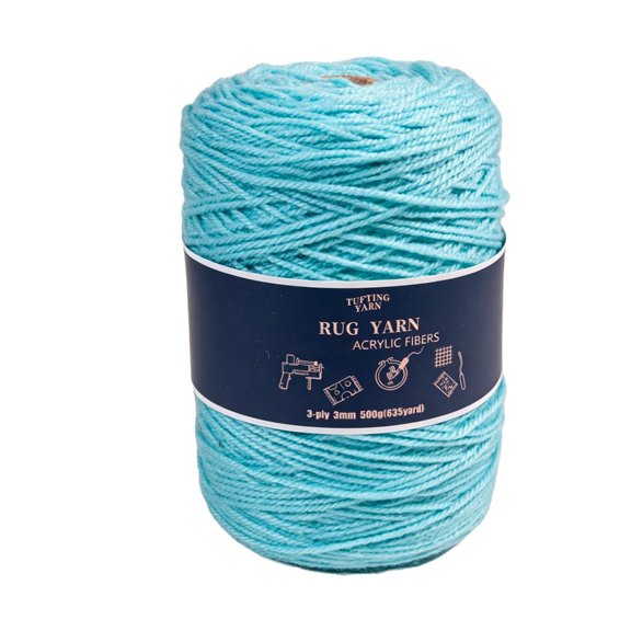 Misright 1 Roll Tufting Acrylic Yarn For DIY Rug Making Soft Materials