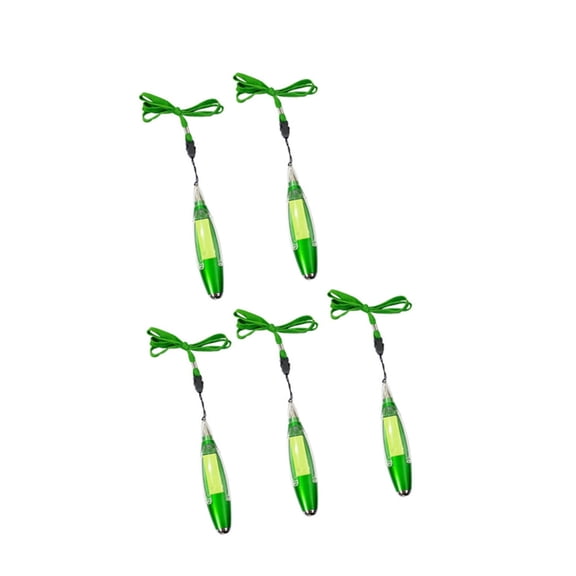 Misright 1 Set LED Light Notepaper Pen for Night Use Ballpoint Comfort Lanyard Office