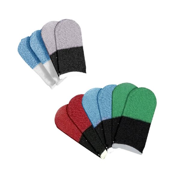 Misright 10pcs Contact Panel Gloves Carbonfiber Pattern Not Slip Execution