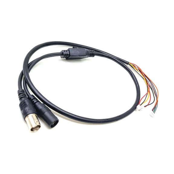 Misright 11 Cores Video Cable For CCTV Cameras With OSDs Control And BNC Output