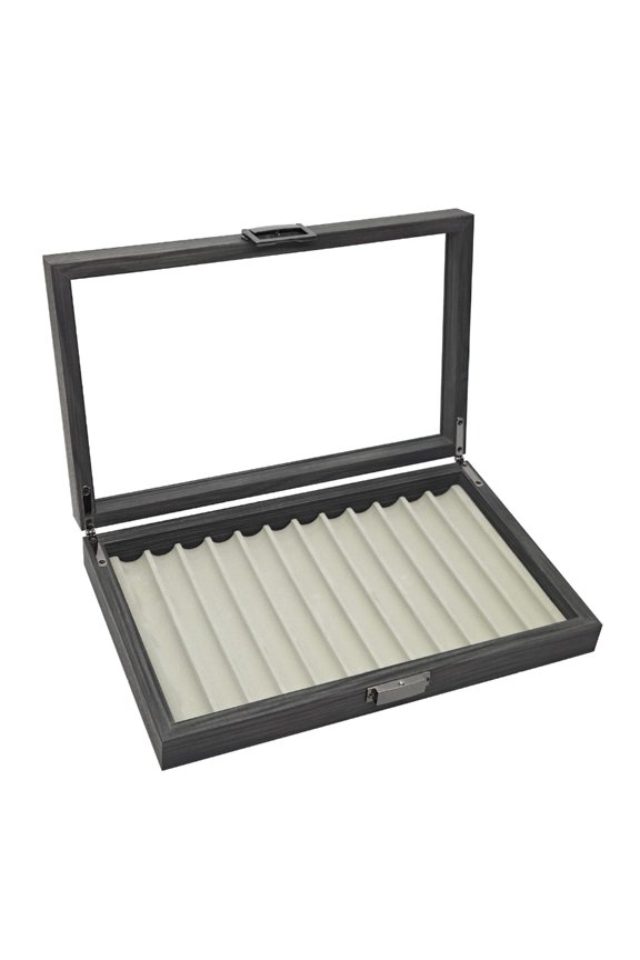 12 Slot Wooden Fountain Pen Display Case Fountain Pen Organiser For Collector