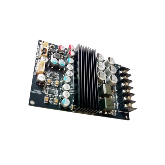 Misright 12V-32V 120W+120W Digital Sound Power Amplifier Board Double Channel Stereo Power Subwoofer Board For Home Theater
