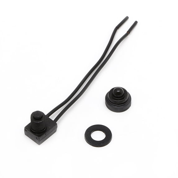 Misright 12V Waterproof Push-Button On-Off Switch With 4" Leads Motorcycle Car Boat 1Pc