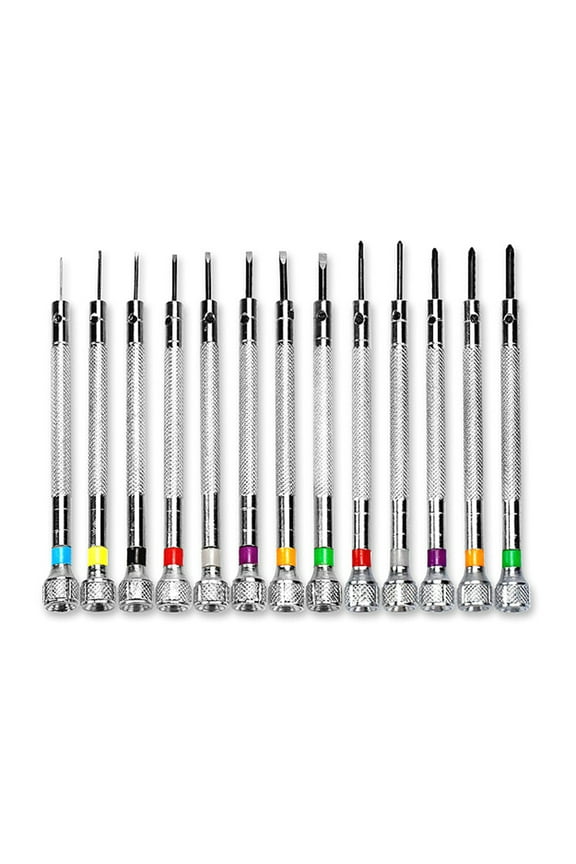 13 Pieces Micro- Precision Watch Screwdriver Jeweler Watch Screwdriver Set
