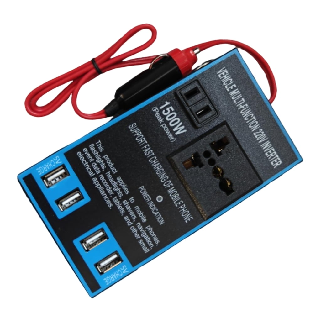 Misright 1500W Car Inverter USB DC12V 24V to AC220V Auto Power Inversor Fast Charging