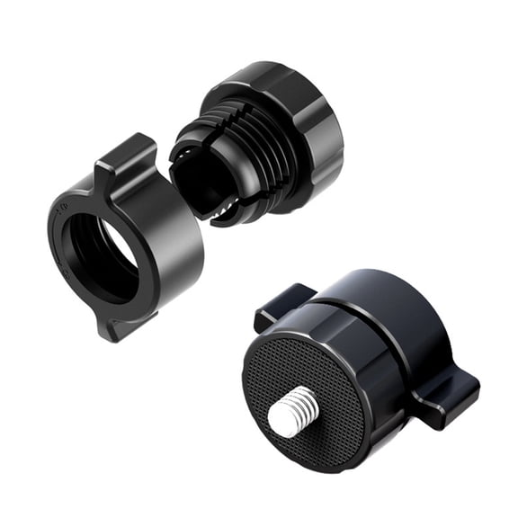 Misright 17mm Ball to 1/4Inch Male Thread Adapter for Tripods Phone Tablet Mounts