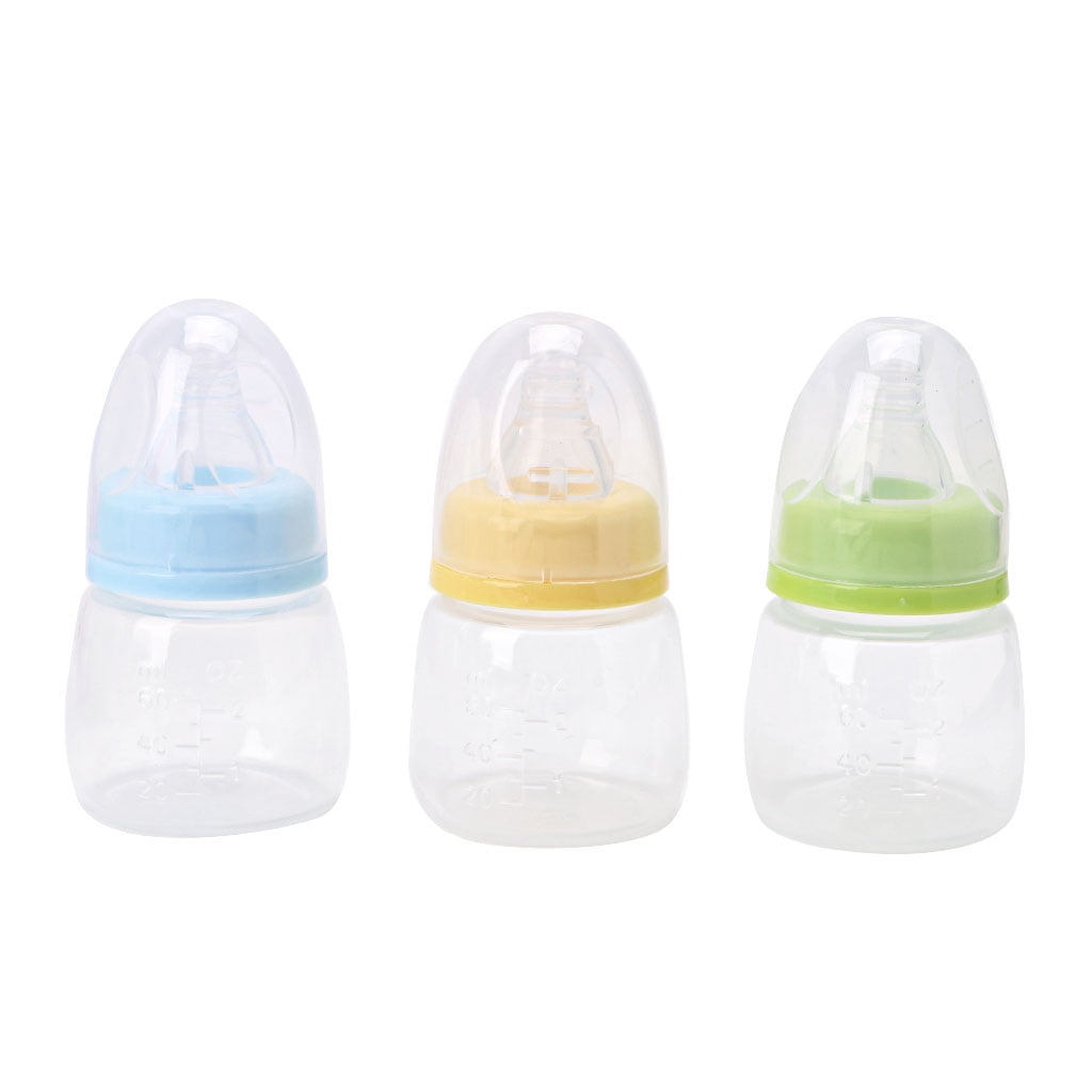 Misright 1pc 60ml 2OZ Silicone Standard Neck Baby Infant Feeding Nursing Nipple Bottle