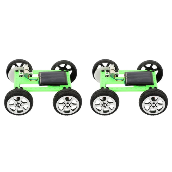 Misright 2PCS Kids Engineering Solar Car Assembly Model Project Toy Creative STEM Toy