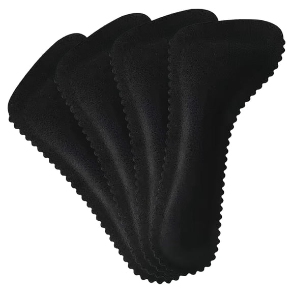 Misright 2Pairs Adhesive Half Latex Insole Arch Support High Heel Cushioned Inserts