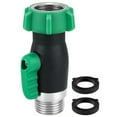 thumbnail image 1 of Misright 3/4Inch Stainless Steel Threaded Valves Full Flows Garden Hose Ball Valves, 1 of 8