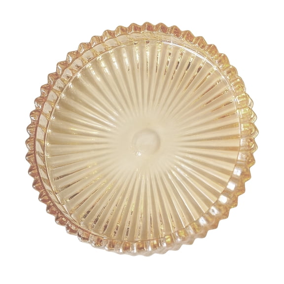 Misright 3.94" Pillar Candle Holders,Glass Coasters Decorative Candle Plate and Tray