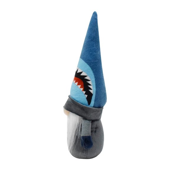 Misright 32Cm Shark Gnomes Plush Doll Summer Beach Decors Soft Stuffing Ornament Gift