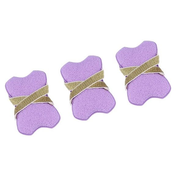 Misright 3PCS Sponge Soap Bag with Secure Strap for Easy Hanging Shower and Bath Sponge Soap Foaming Pocket for Bath