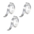 thumbnail image 1 of Misright 3Pcs Waterproof Tape Removable Double Sided Adhesive Strips Enduring、, 1 of 15