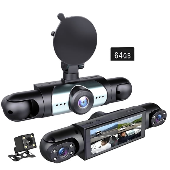 Misright 4 Lens Auto DVR 1080P Infrared Night View Recording for Commercial Fleet