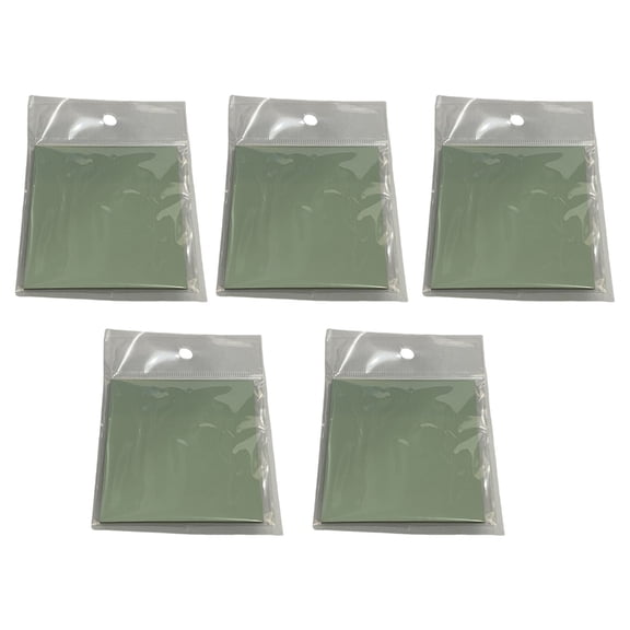 Misright 5 Pcs Macaroon Color Sticking Note Waterproof Memos Pad Clear Note Pads