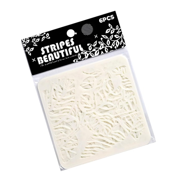 Misright 6 Pcs Drawing Templates Journal Stencils Layering Stencils for Scrapbook