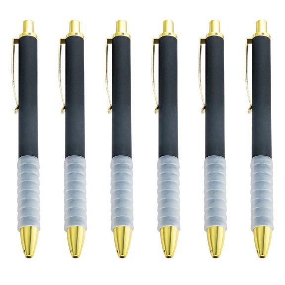 Misright 6pcs 1.0mm Simple Ballpoint Pen for Student Teacher Smooth Writing Pen