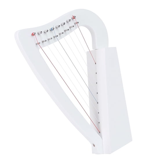Misright 8 String Lyre Harp Musical Instruments Beginner Wood Harp Birthday Gift
