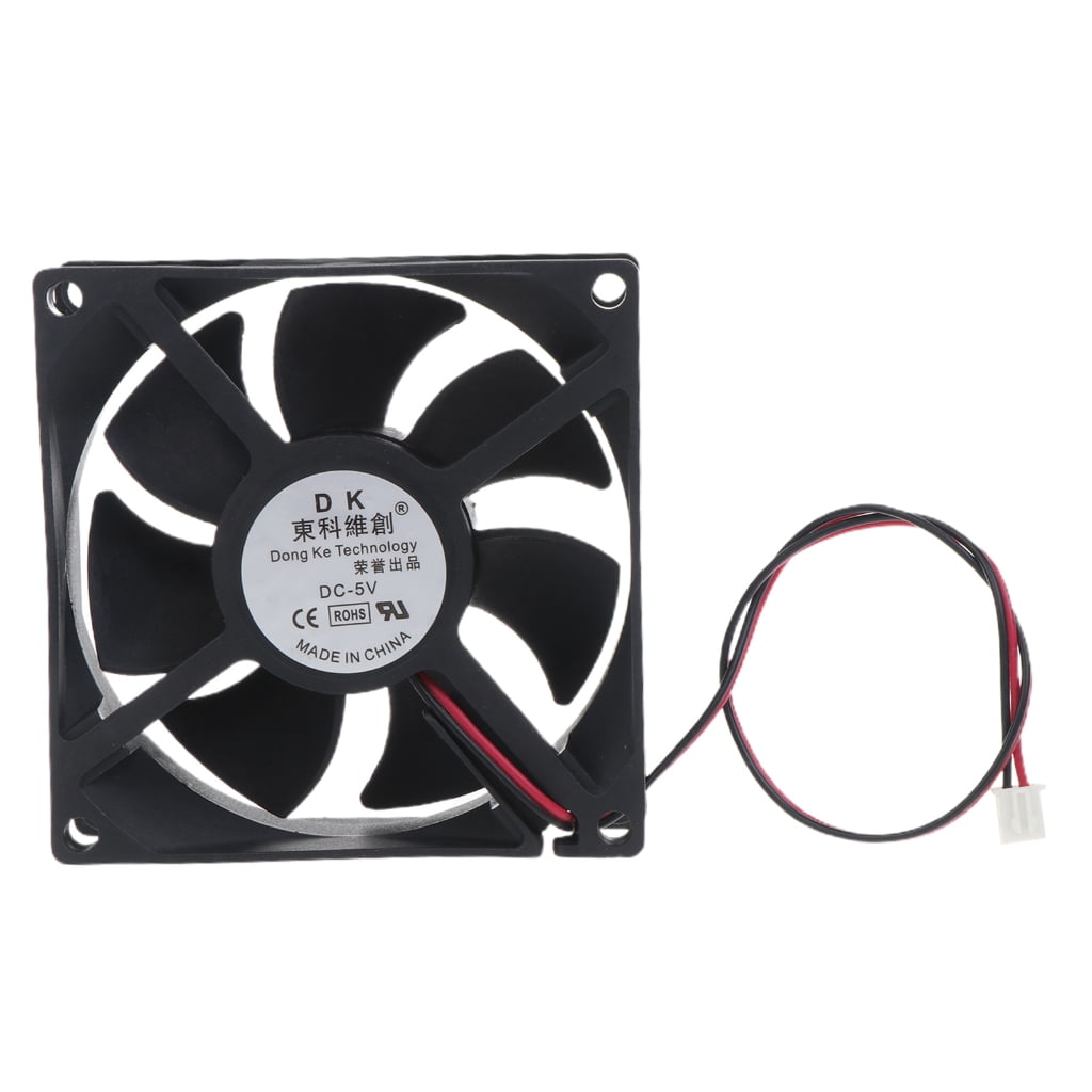 Misright 80x25mm CPU Cooling Fan 5V 12V 24V 2pin Silent Fan CPU Cooler ...