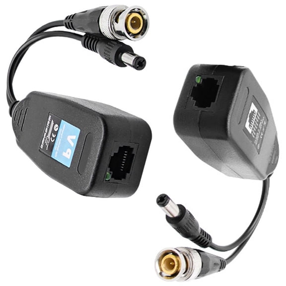 Misright ABS Video Balun Transmitters for Long Distances CCTV Systems Installation