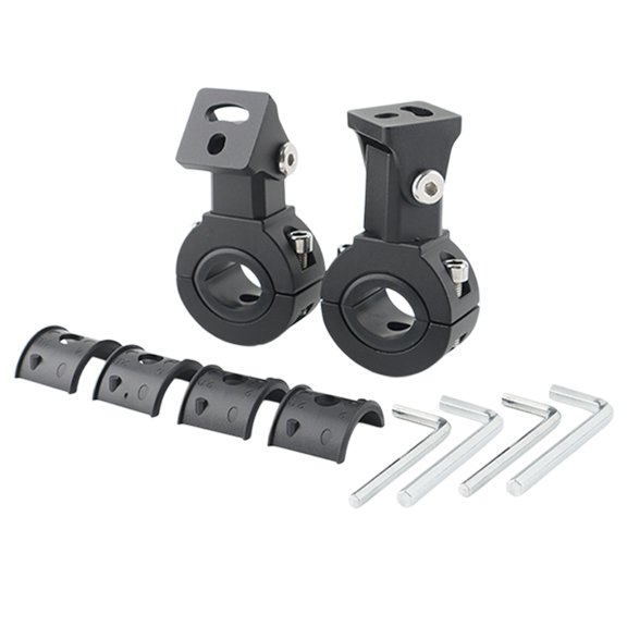 Misright Aluminum Motorcycle Headlight Holder Spacer Included Fit for Most Bike Models