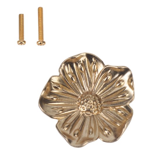 Misright Artistic Brasses Plum Drawer Pull Comfortable Grip for Frequent Use Areas