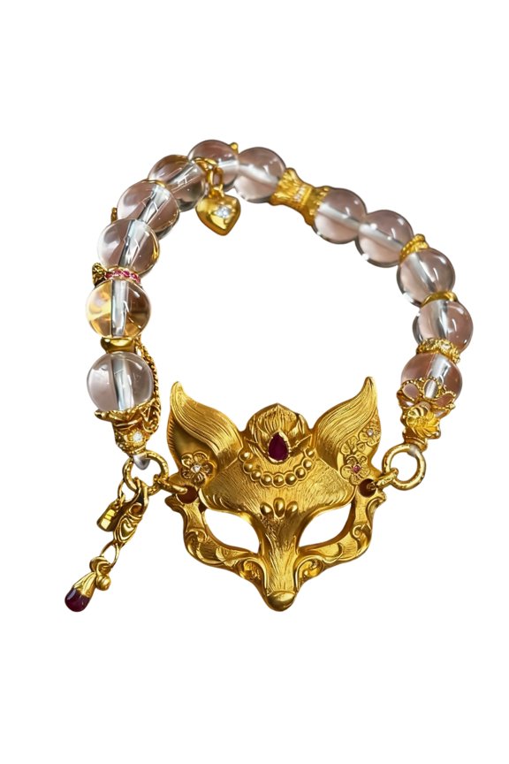 Artistic Engraved Animal Face Necklace Neckchain Multi Wear Chain Jewelry Rings Bangle For Women