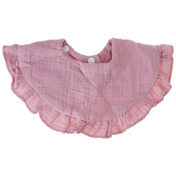 Misright Baby Bib Ruffle Saliva Towel Feeding Bib Burp Cloths Boy Girl Bib Shower Gift