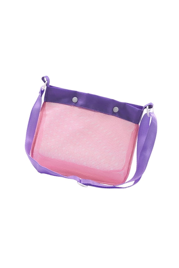 Beach Mesh Bag Cute Crossbody Bag Shell Bags for Holding Beach Shell ,Toy