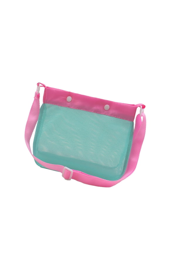 Beach Mesh Bag Cute Crossbody Bag Shell Bags for Holding Beach Shell ,Toy