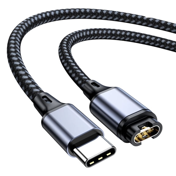 Misright Braided Aluminum Charging Cord for Watches 120cm 3.94Feet Cable Length