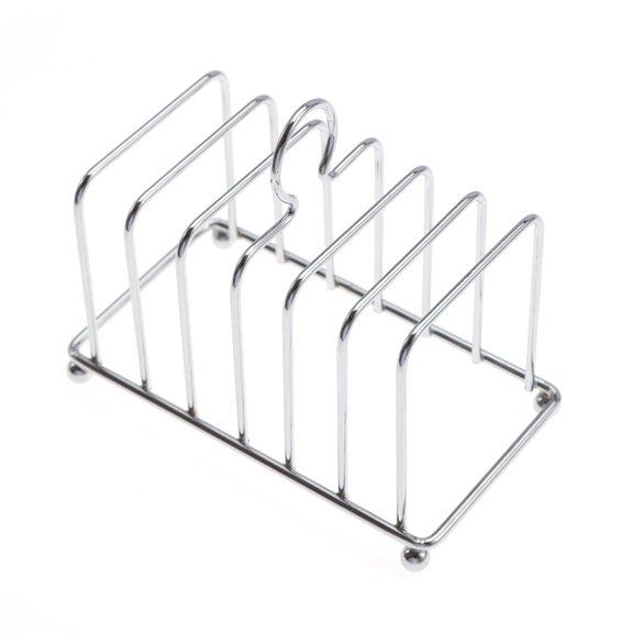 Misright Bread Serving Rack with Divider Frame Toast Holder for Family Table Display