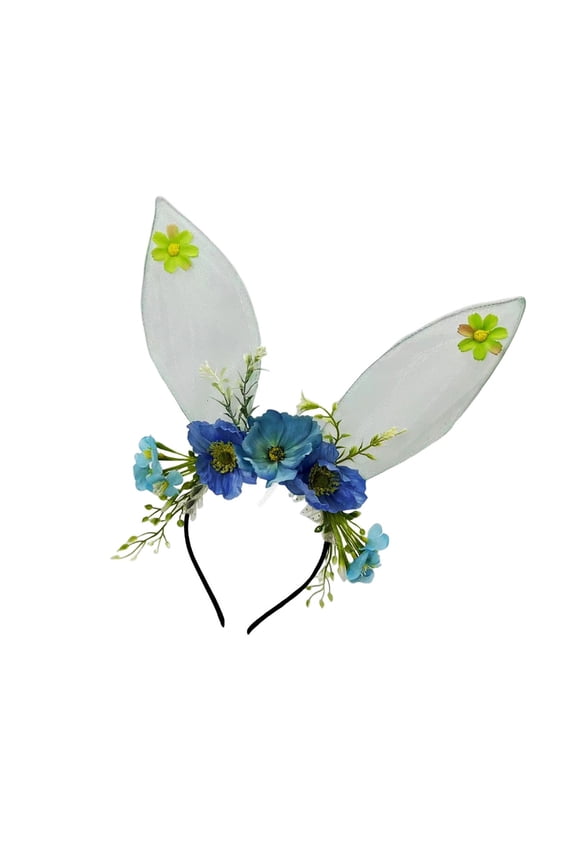 Breathable Mesh Animal Ears Headband Comfortable Hair Accessory for Easter Celebrations Parties
