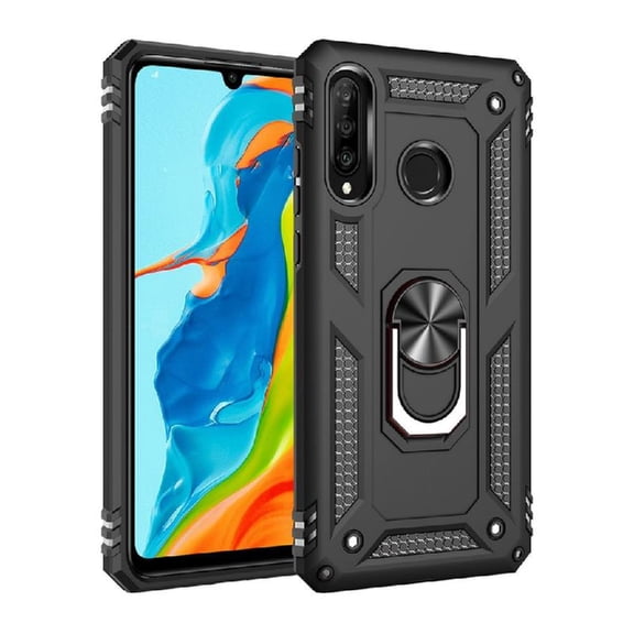 Misright Case for P30/Lite Scratchproof Phone Housing Cover with Kickstand