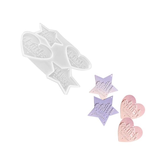 Misright Christmas Hanging Project Form with Four Cavity Pattern Tool