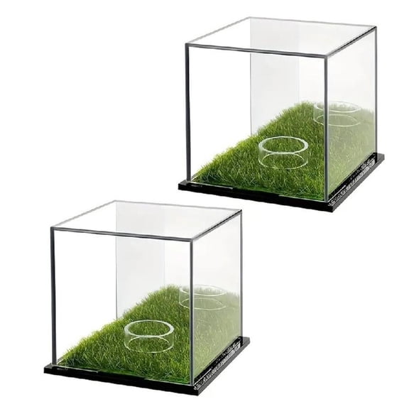 Misright Clear Acrylic Golf Ball Protector Case Dustproof Golf Ball Storage Box