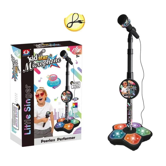 Misright Colorful LED Microphone For Exciting Stage Performances And Role Play Fun