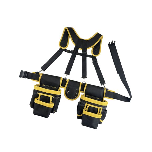 Misright Contractor Tool Storage Bag Ergonomic Two Shoulder Support For Builders