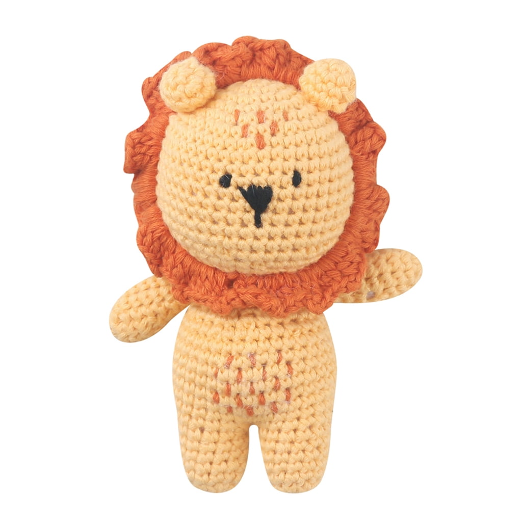 Misright Crochet Stuffed Doll Kids Knit Multiple Type Animal Shape Doll ...