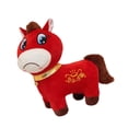 thumbnail image 1 of Misright Crying Horse Horse Plush Toy For Luck Prosperity Home Decoration Soft Cotton Filled, 1 of 10