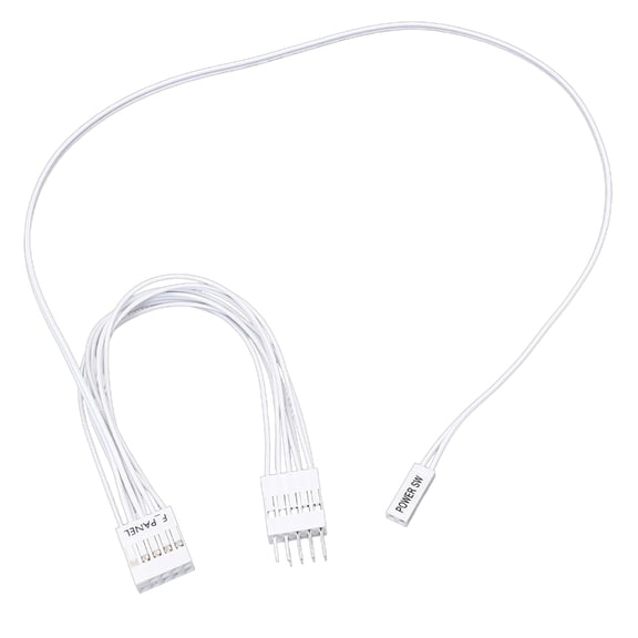 Misright Customs Length Power Button Cable for PC Case DIY Projects and Customs Builds