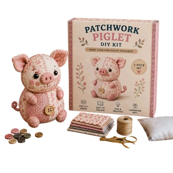 Misright DIY Animal Sewing Crafts Set DIY Patchwork Animal Kits for Adults Beginner