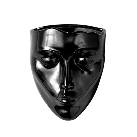 Misright Decorative Ceramic Face Planter Perfect For Anniversary Lover House warming