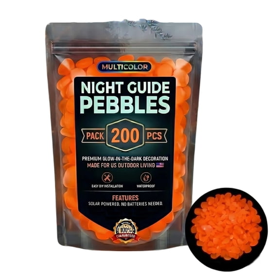 Misright Decorative Phosphorescent Rocks For Pathways Terrariums And Driveway Edging