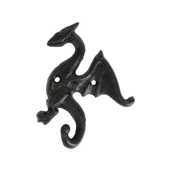 Misright Detailed Metal Dragon Hook For Wall Storage Durable Iron Design