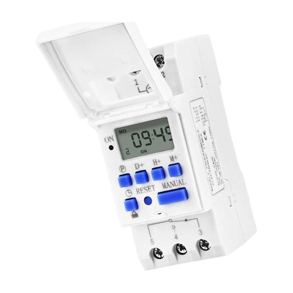 Misright LCD Display Weekly Programmable Electronic Relays Simple Setup Electronic Timer 16 ON and OFF Timer